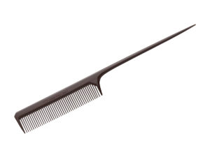 New Cesibon comb #1 Tail comb (set winding comb) Brown