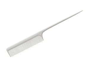 New Cesibon comb #1 Tail comb (set winding comb) White