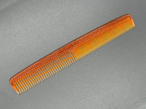 New Cesibon comb #20 Set Cut comb (Exclusive Clear color) Whiskey(C/Orange)