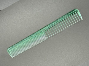 Beauy Pro comb #107 Blocking Cut comb(Exclusive Clear color) Candy Apple(C/Green)
