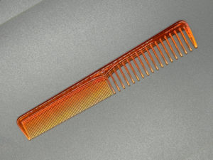 Beauy Pro comb #107 Blocking Cut comb(Exclusive Clear color) Whiskey(C/Orange)